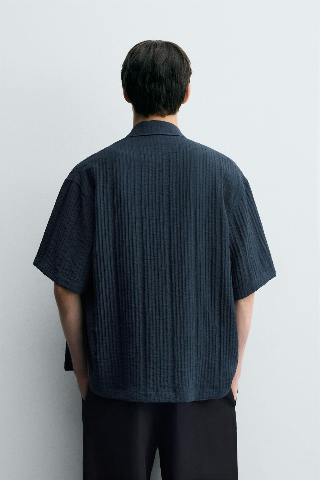 FLOWING TEXTURED SHIRT - Zara фото 3