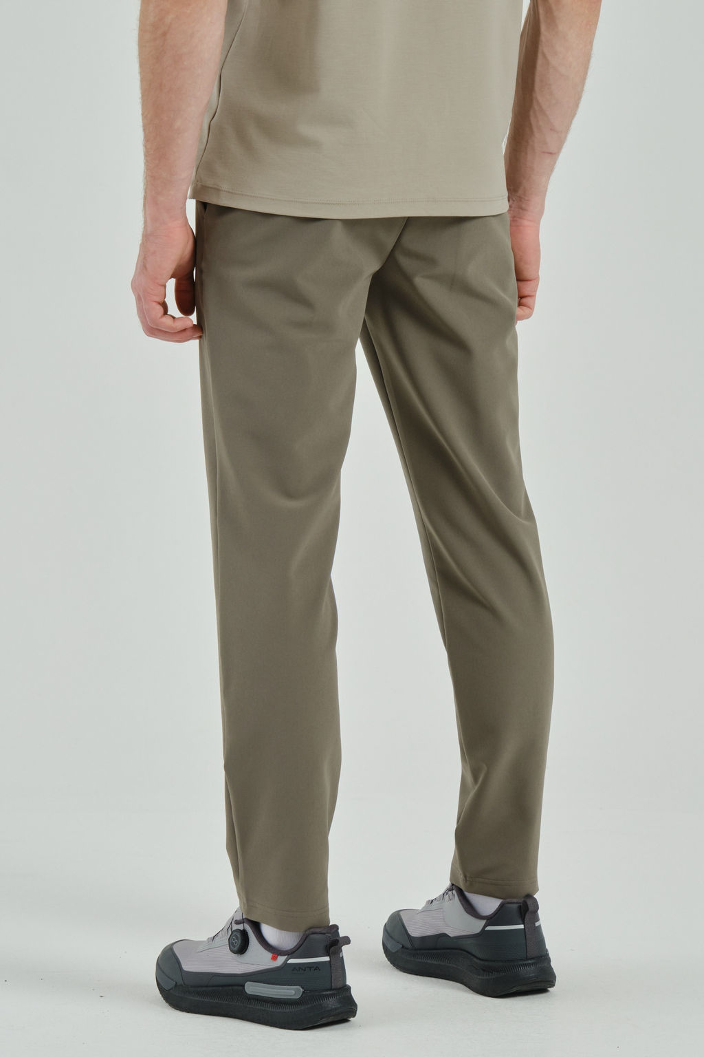 Брюки текстильные Темно-зеленый - Anta фото 6