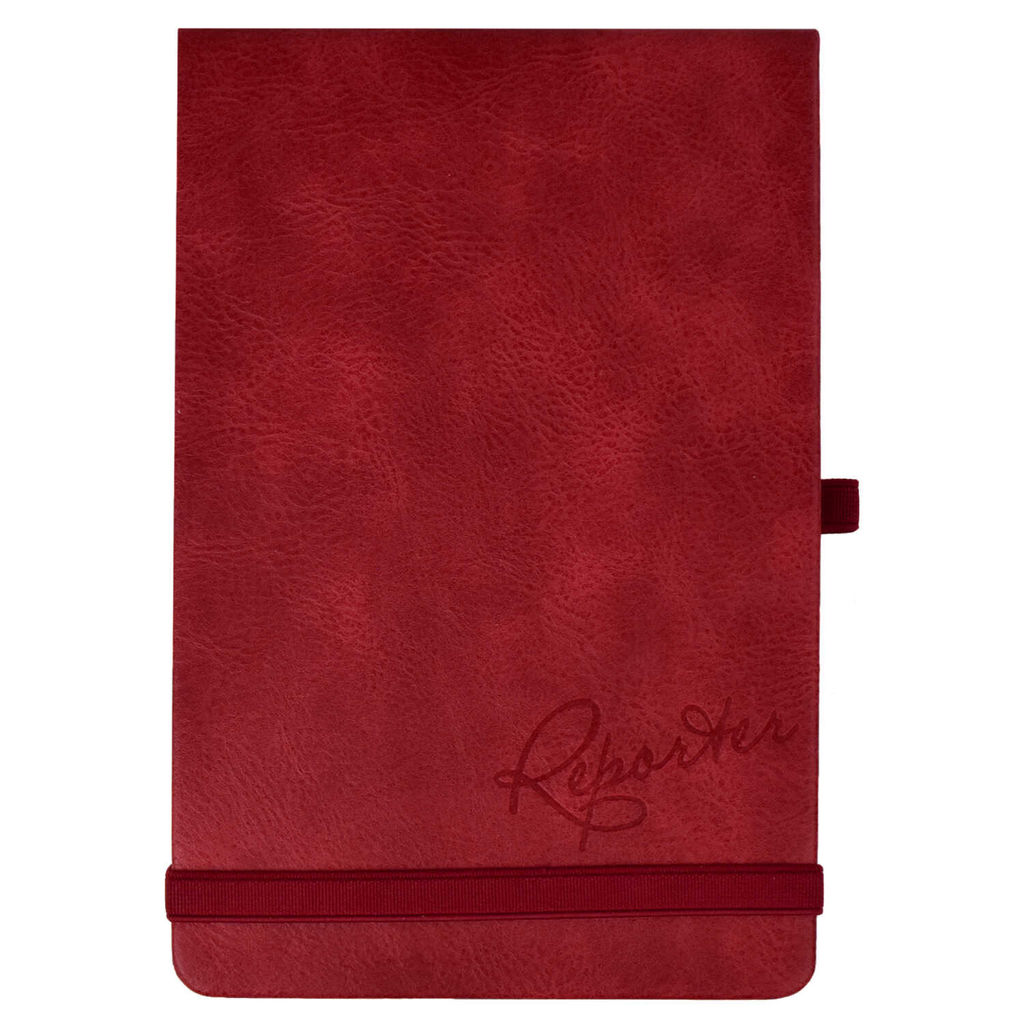Записная книжка, 130x200 мм, арт.50192/ 15 ЖАТКА КРАСНЫЙ ( (кожзам, 96л., твёрдый переплёт, тонирова