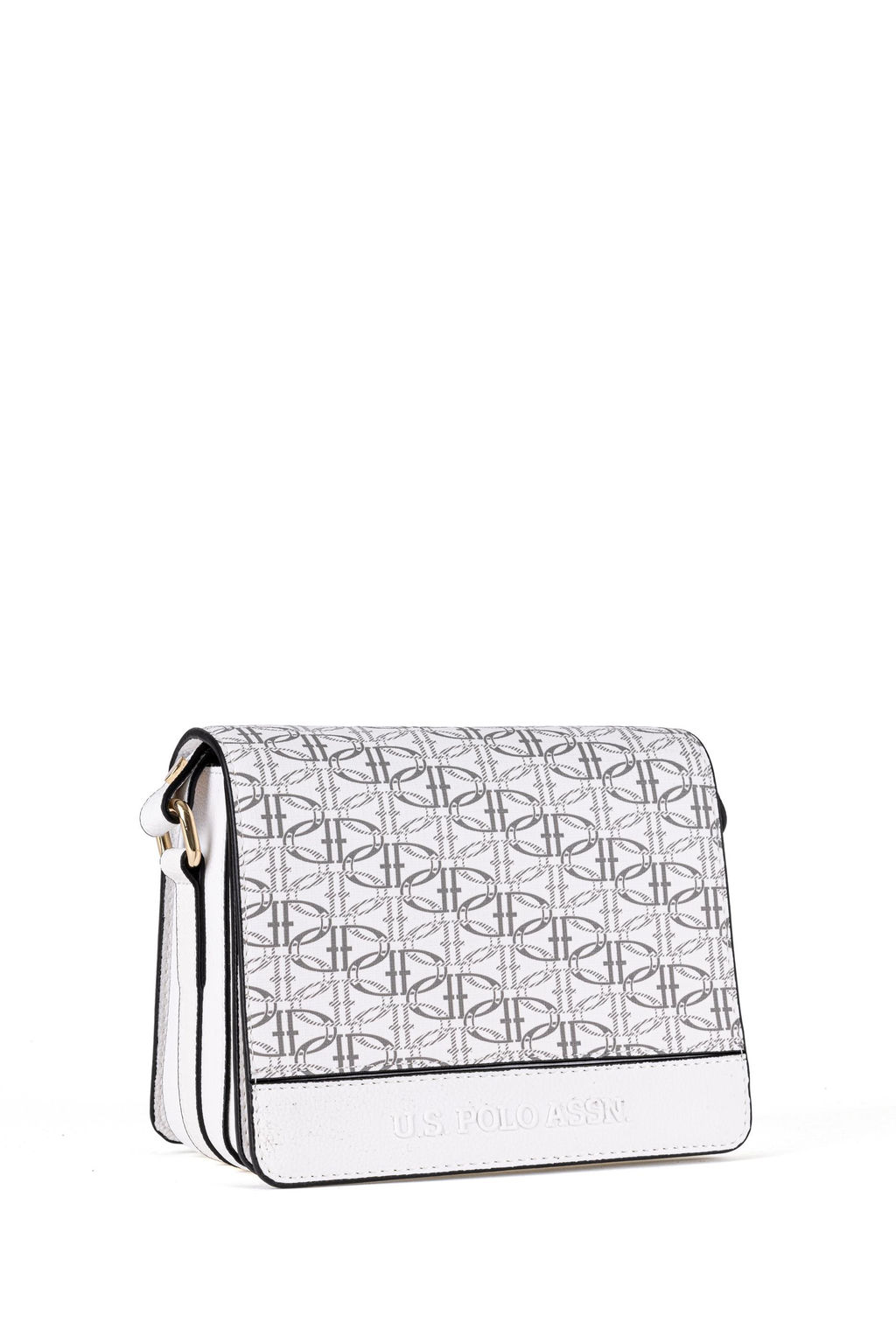 Женская белая сумка через плечо Неожиданная скидка в корзине