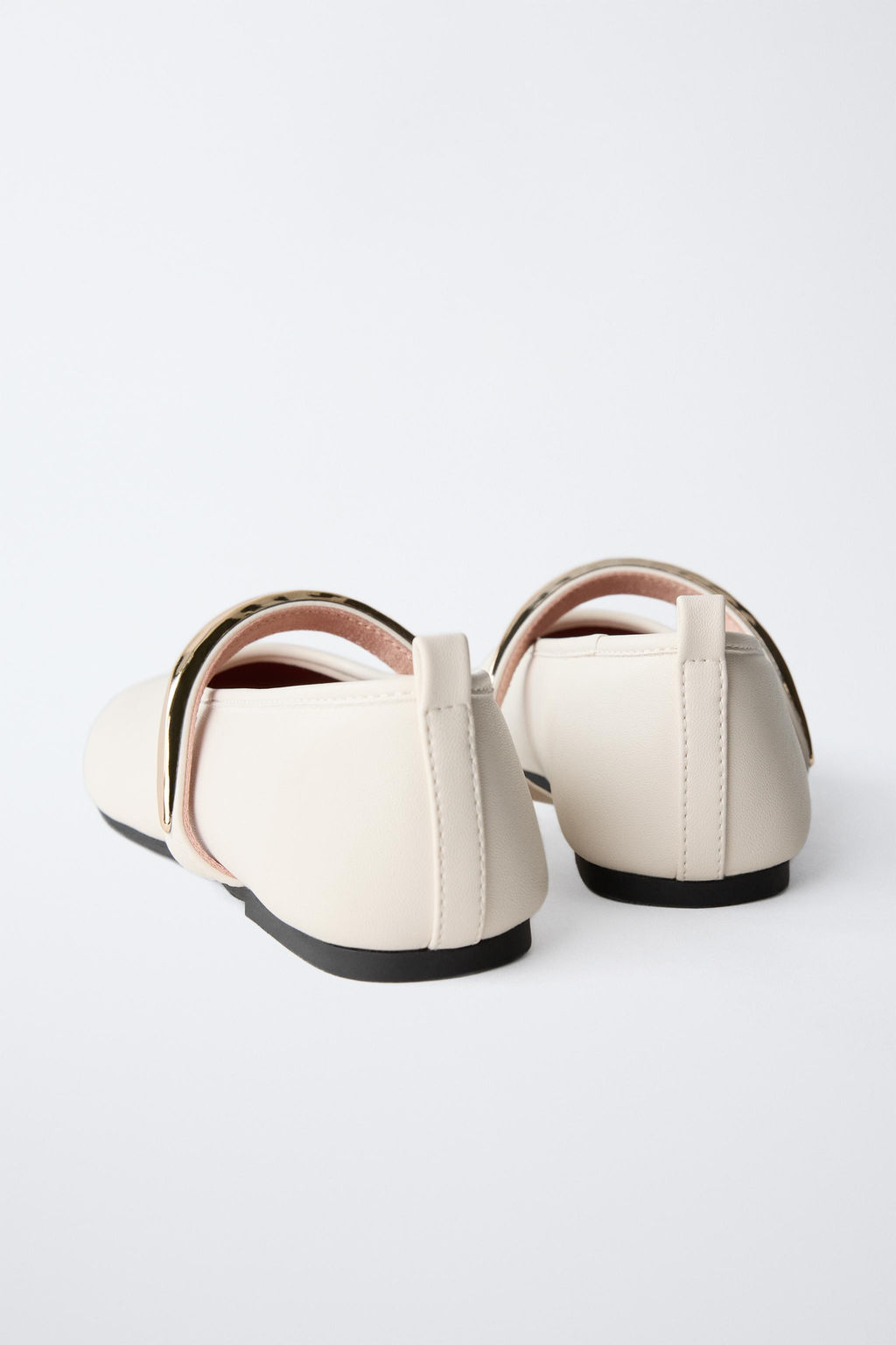 BALLERINA SHOES WITH METAL STRAP - Zara фото 5