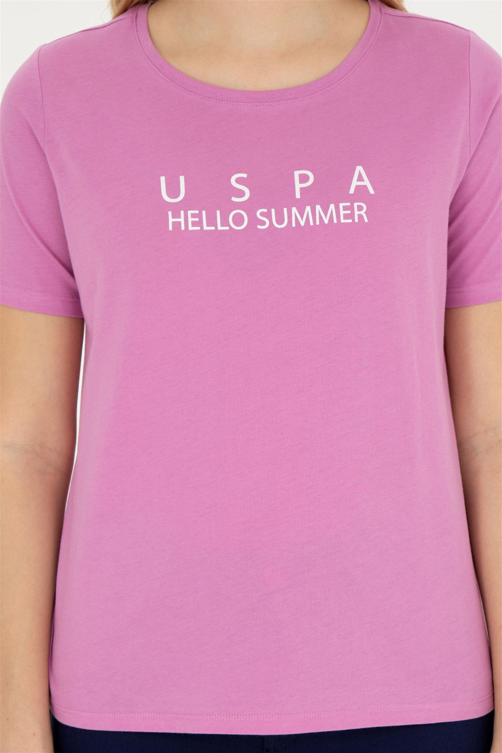 Женская фиолетовая футболка - U.s. polo assn фото 6