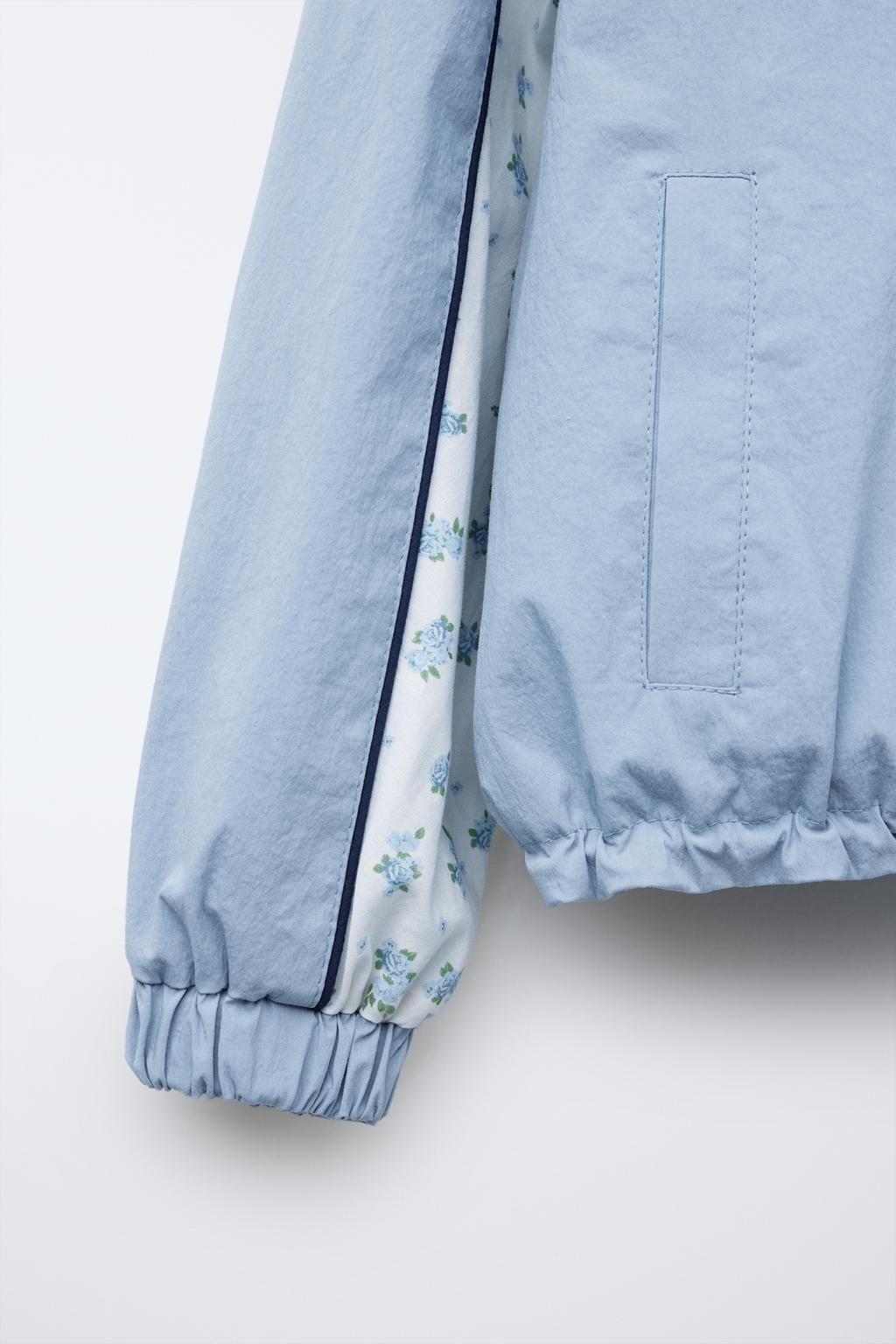 COMBINED FLORAL TECHNICAL BOMBER JACKET - Zara фото 4