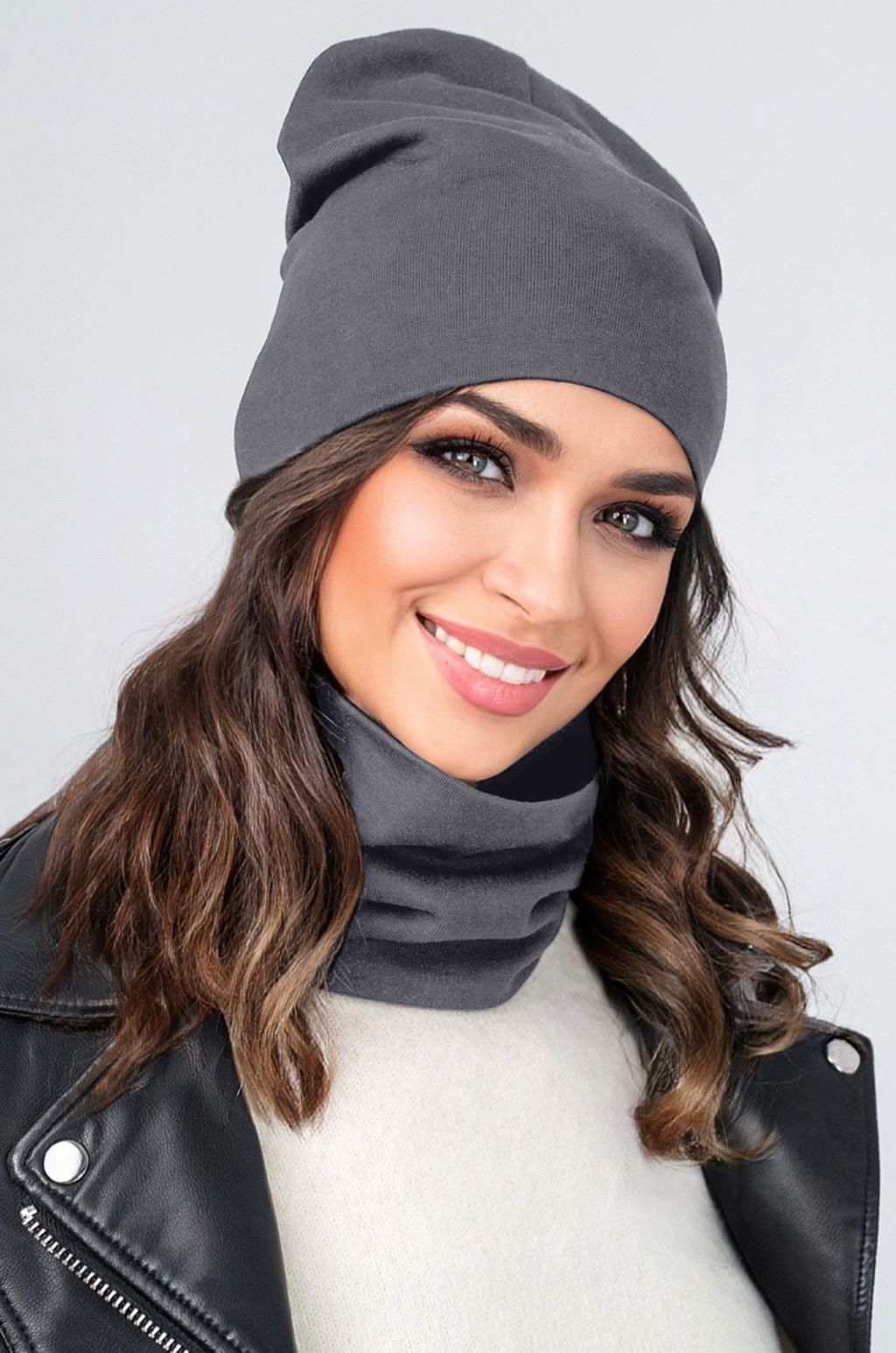 Комплект шапка со снудом Happy Fox  фото 6