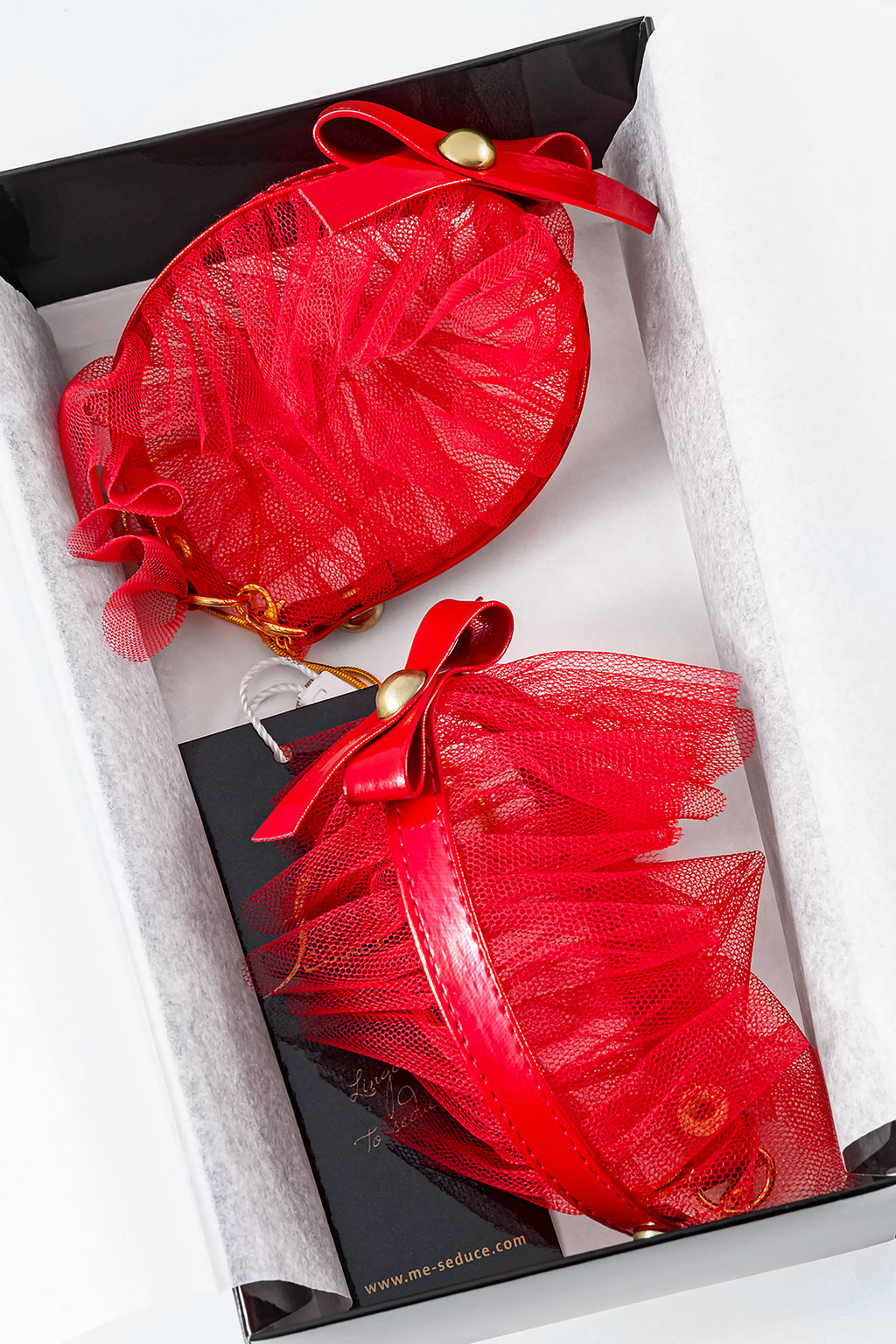Наручники Me Seduce Queen of hearts Allure, красные, OS