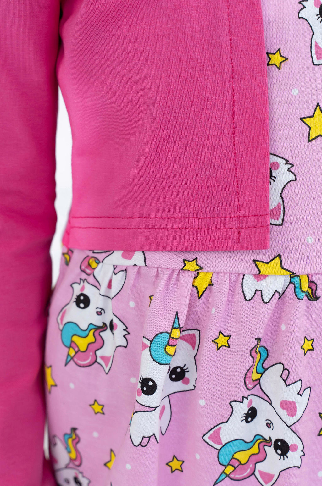 Платье детское розовое с болеро (98-104)