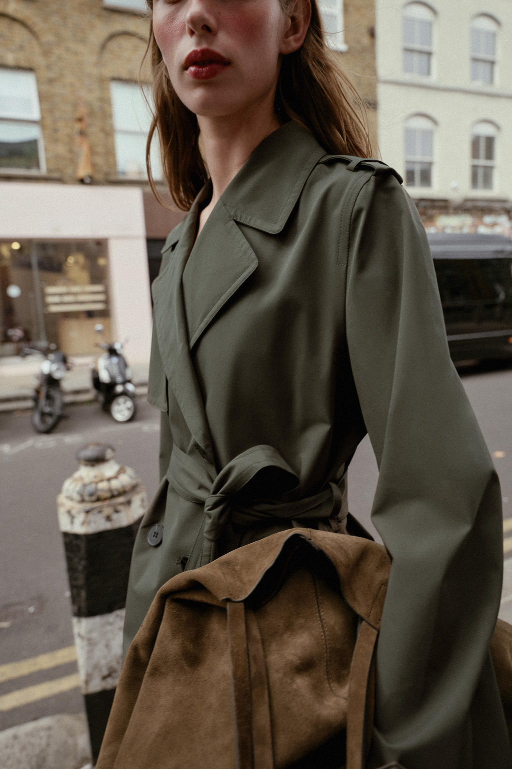DOUBLE-BREASTED WATER REPELLENT WINDPROOF TRENCH COAT - Zara фото 6