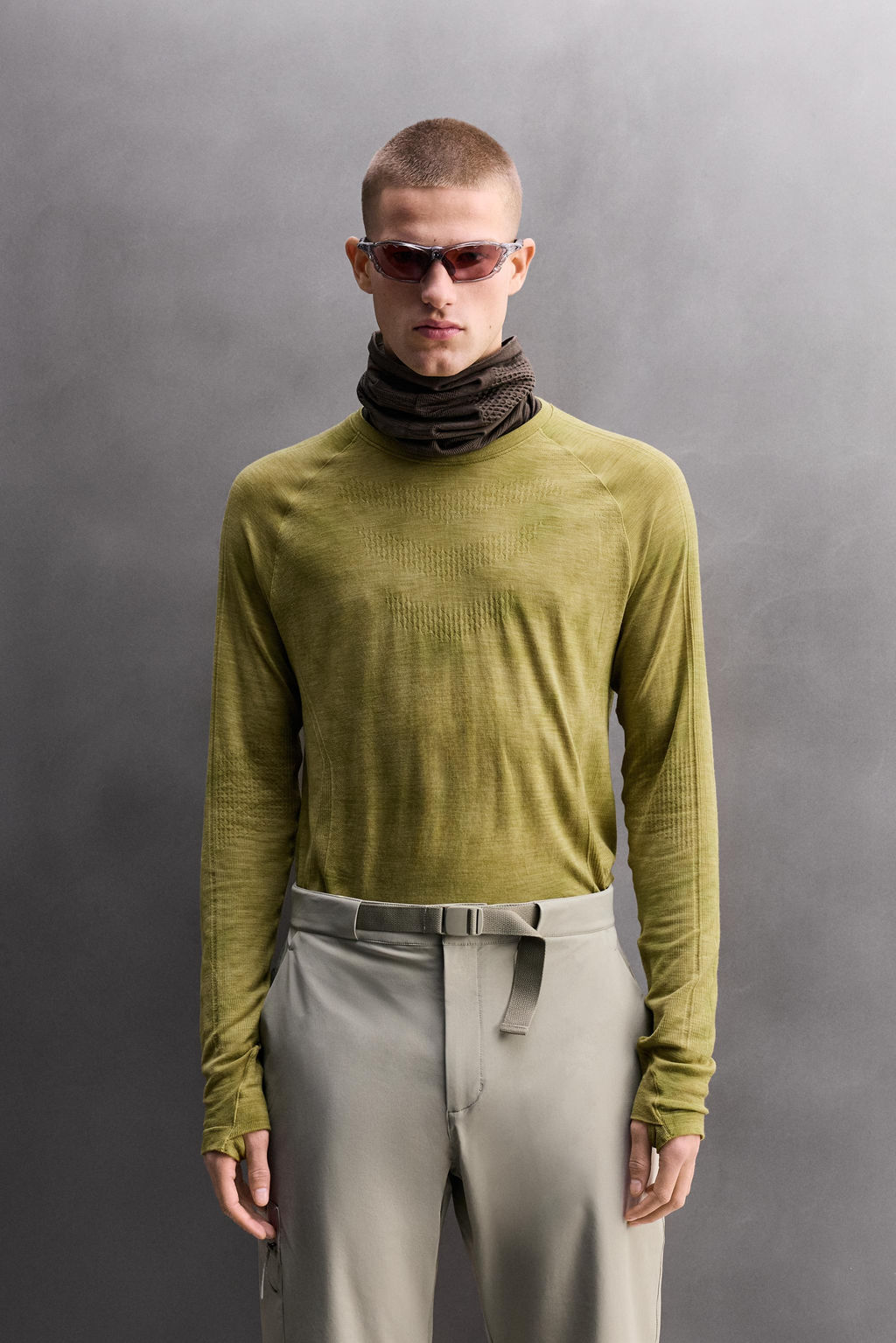 WOOL BLEND BASE LAYER T-SHIRT - Zara фото 2