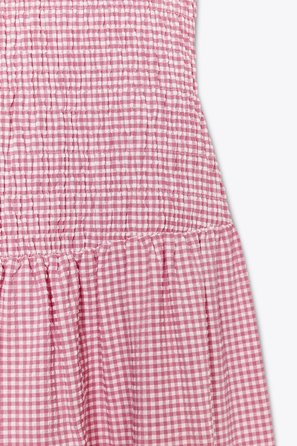 GINGHAM CHECK MIDI DRESS - Zara фото 18