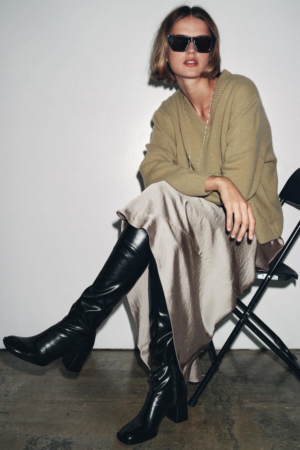 HIGH-LEG HEELED BOOTS - Zara фото 11