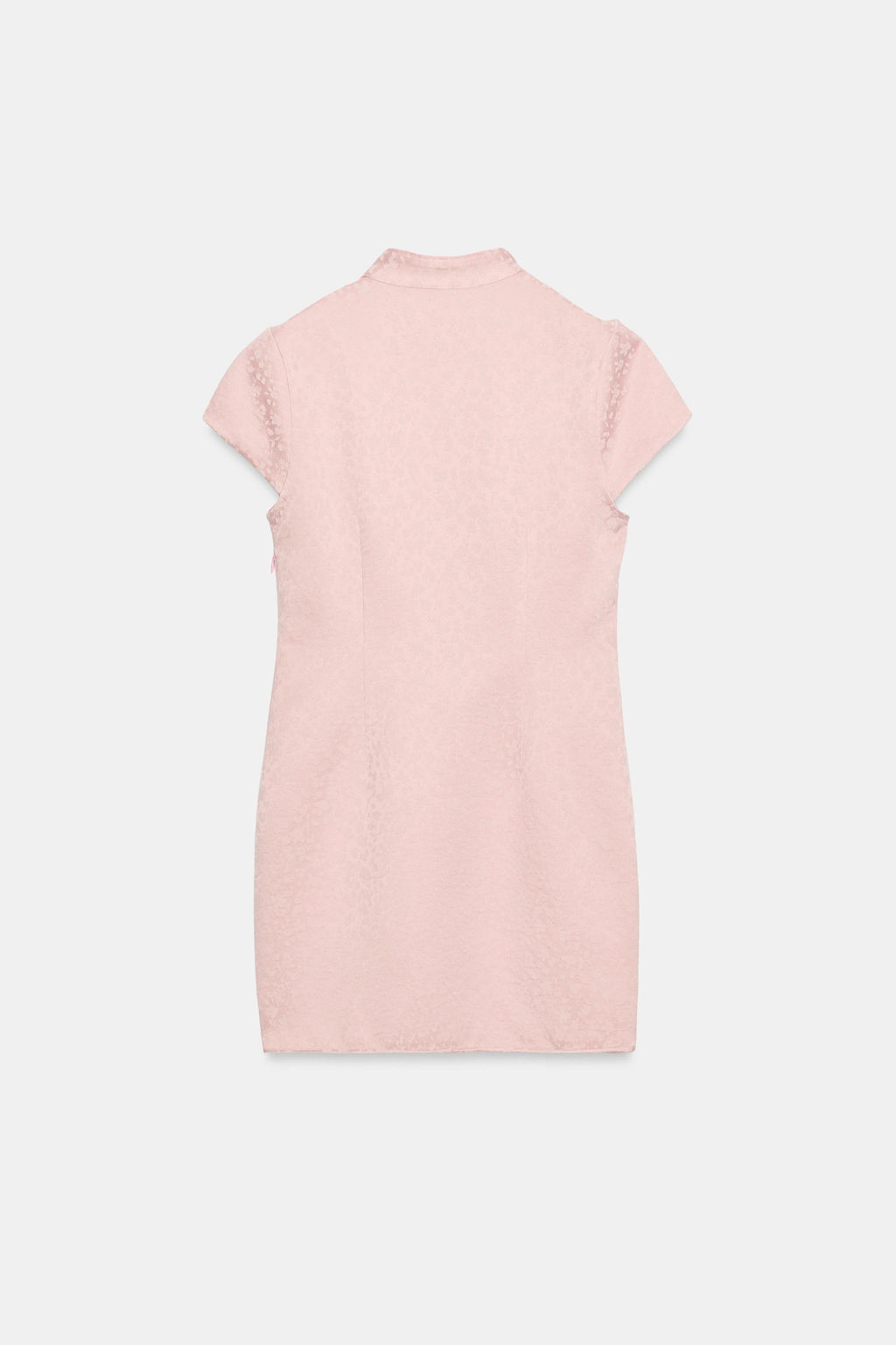VESTIDO CORTO JACQUARD / Rosa - Zara фото 6