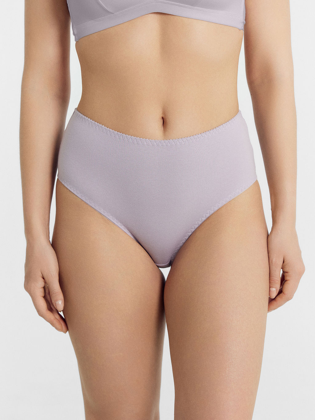 Цена за 2 штуки! Трусы женские макси в фиолетовом цвете вистерия 412075 - Mark formelle фото 2