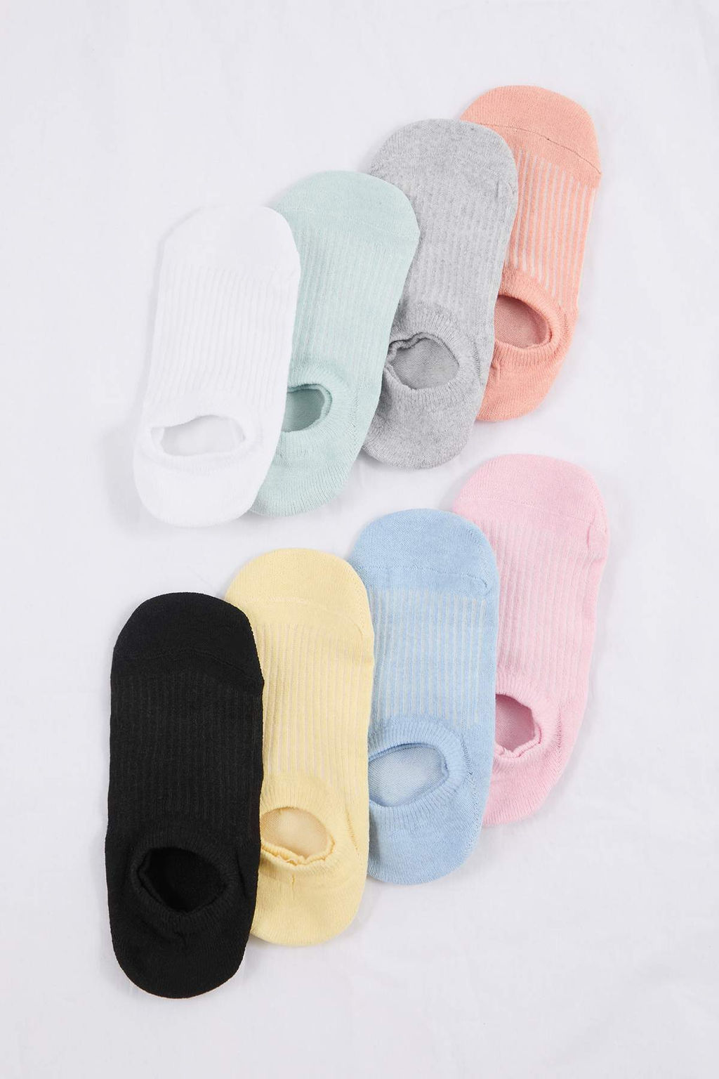 Cok Renkli 8li Duz Jakar Orme Corap THMSS26CO00011