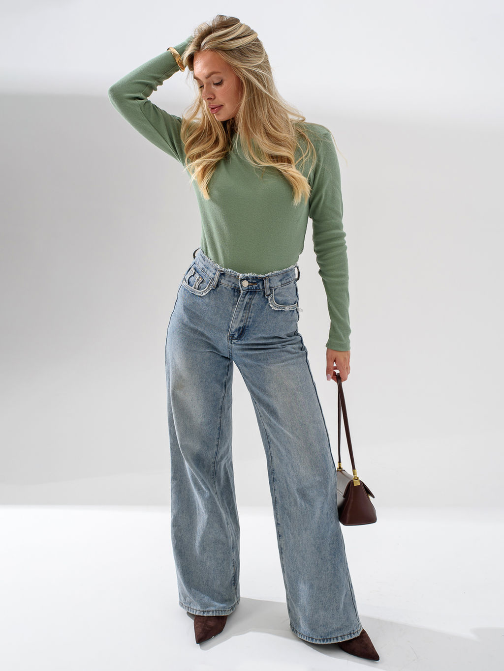 Лонгслив хлопковый Кашкорсе - Оптима фото 8