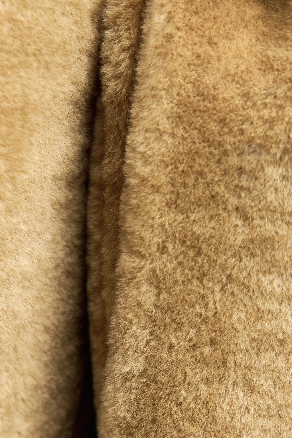 ZW COLLECTION BELTED FAUX FUR COAT - Zara фото 12