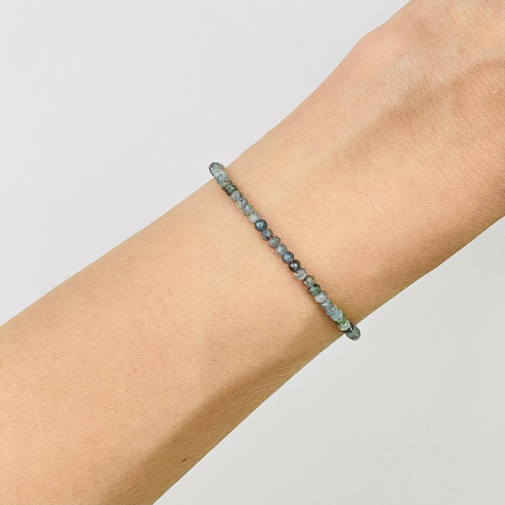 Браслет из синего Турмалина 18,5 см +