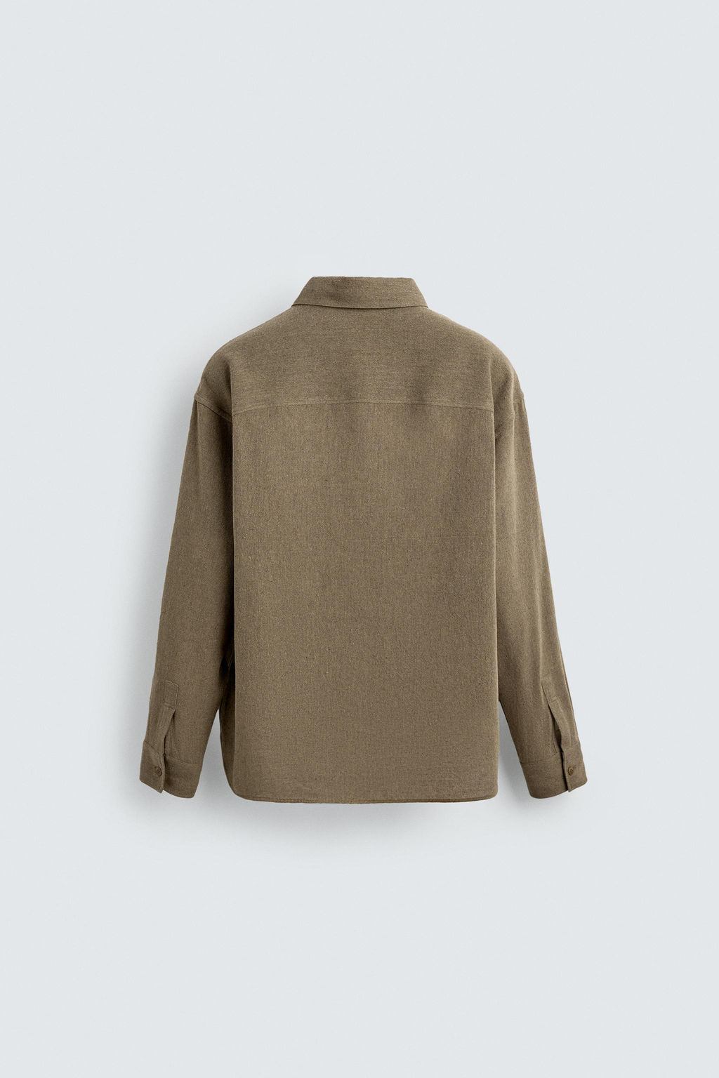 COTTON BLEND TEXTURED SHIRT - Zara фото 8