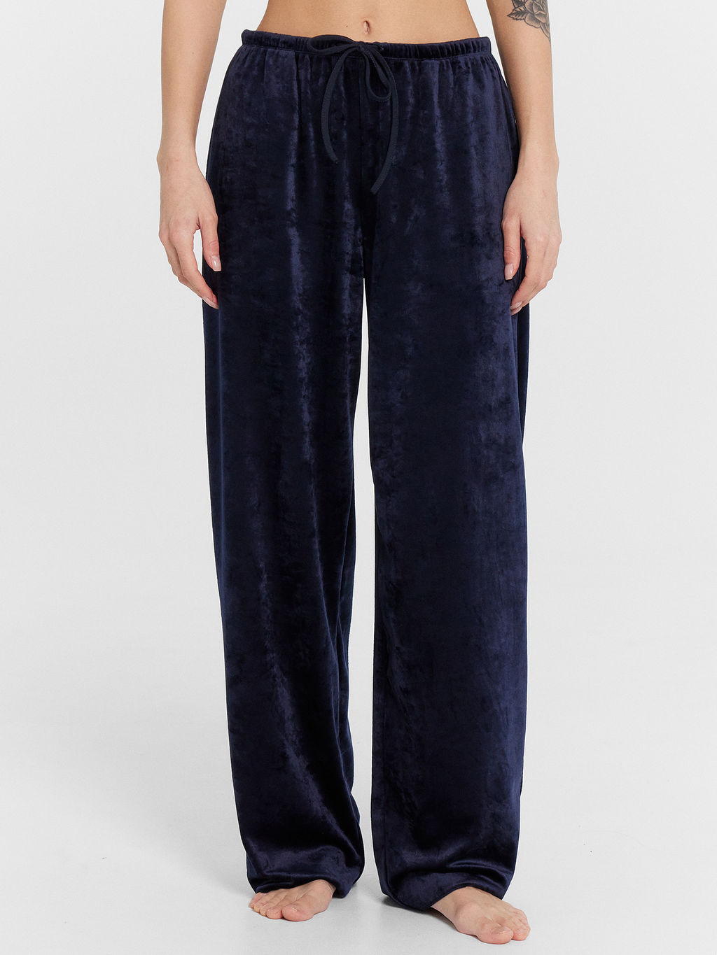 Комплект домашний женский синий велюровый - Mark formelle фото 3