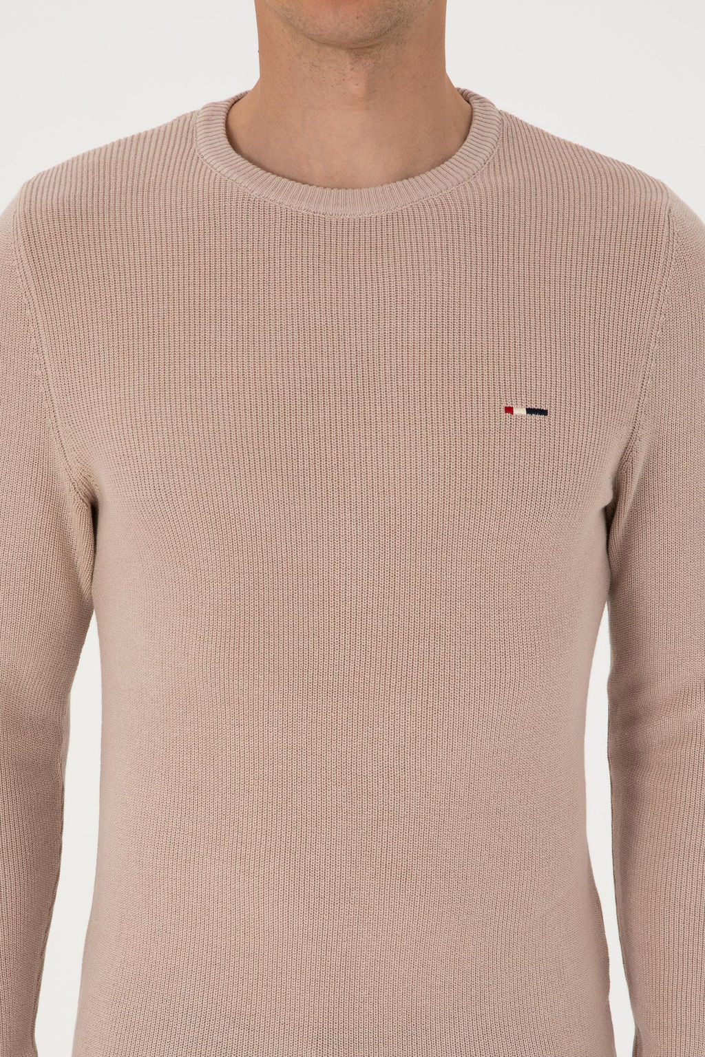 Erkek Slim Fit Bisiklet Yaka Ta_ Basic Kazak - U.s. polo assn фото 6