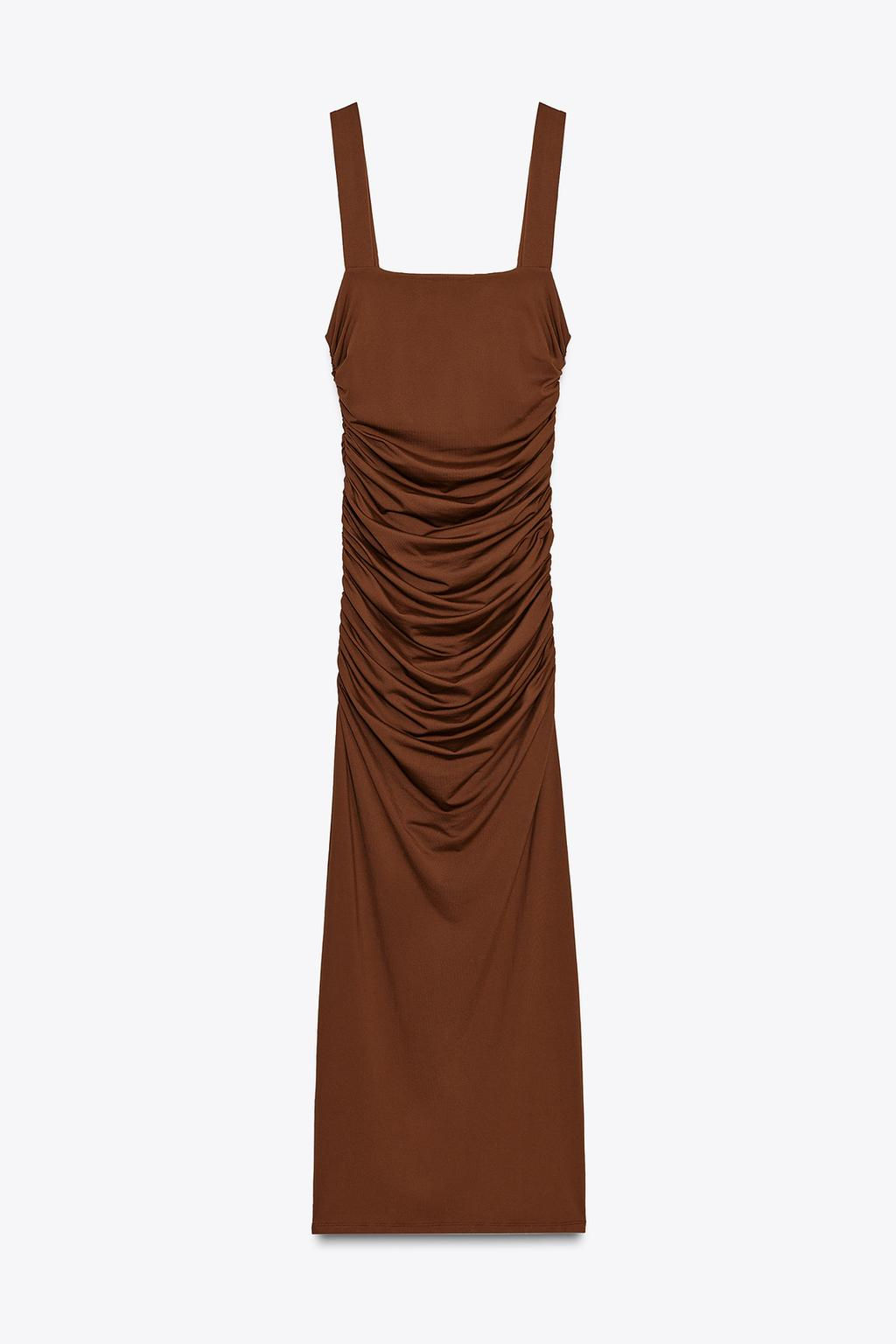 SHELL POLYAMIDE DRESS - Zara фото 8