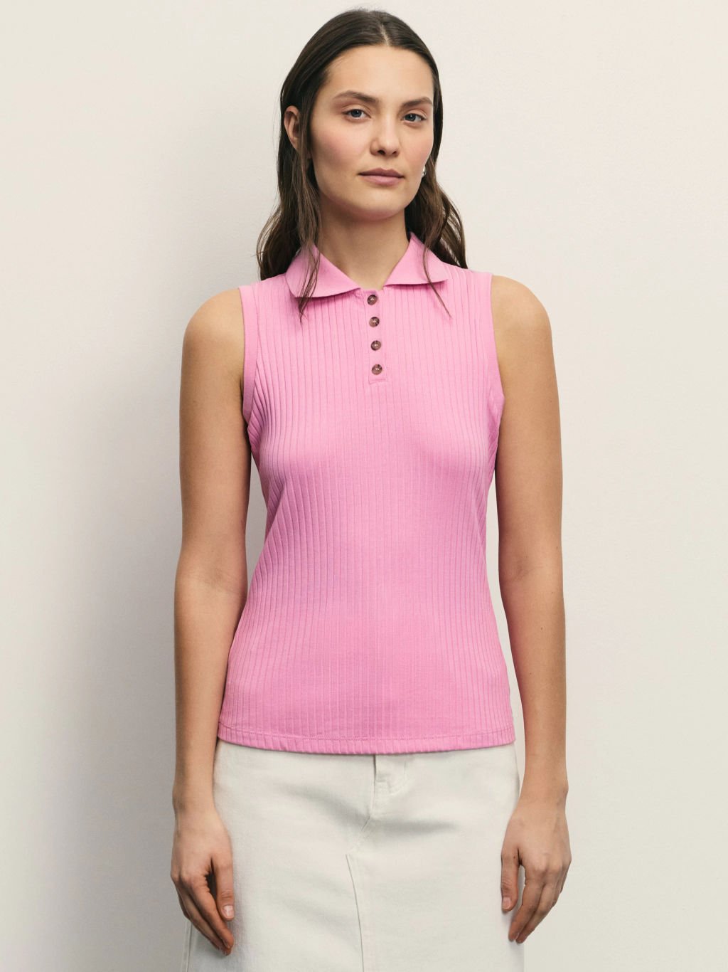 Топ-поло без рукавов / Zarina фото 3