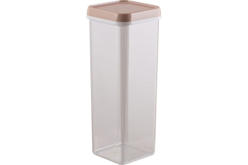 Банка для сыпучих продуктов 2,2 л квадратная, арт.С268, С26802, С26816