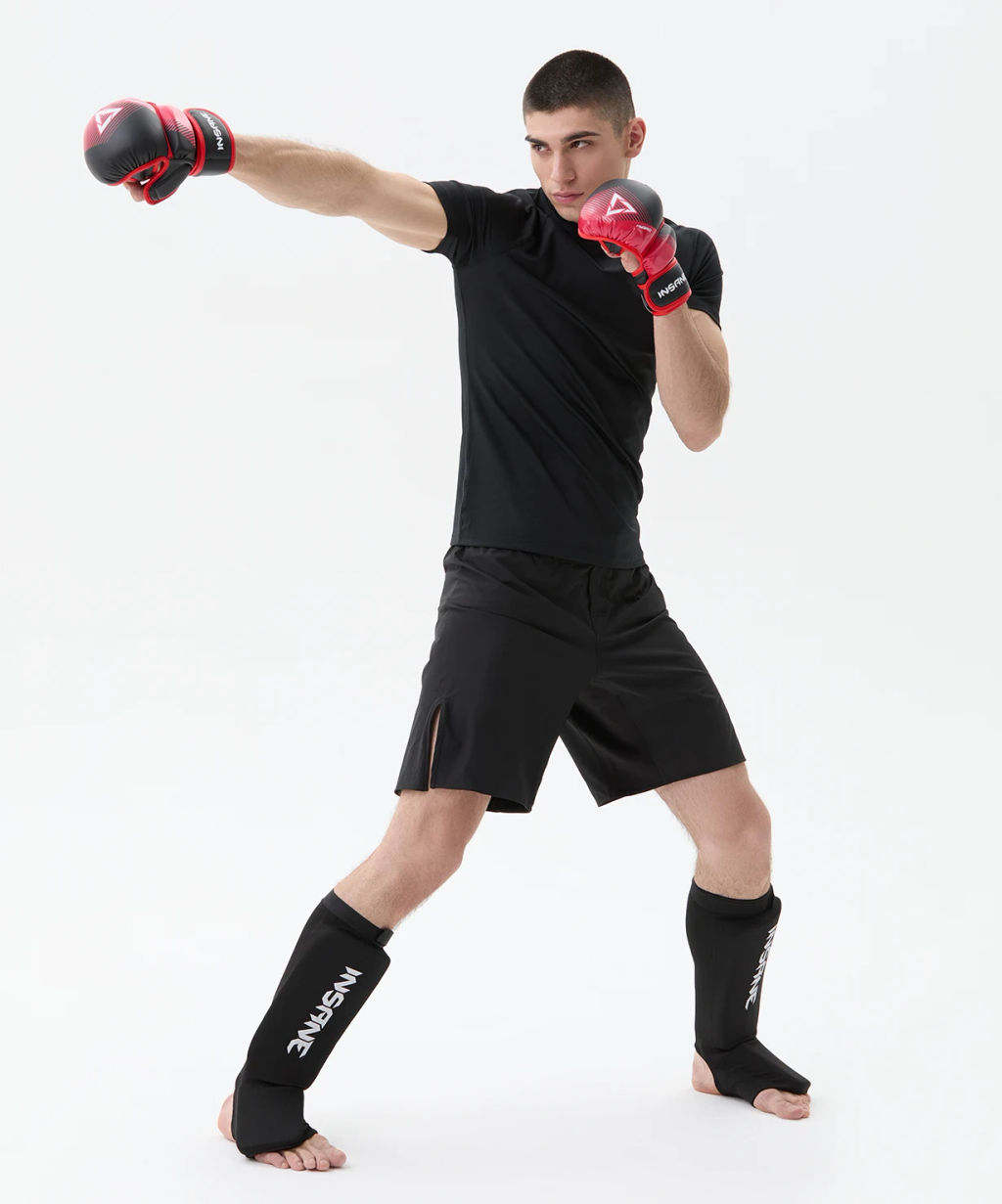 Перчатки MMA INSANE HYBRID IN24-MG100, красный