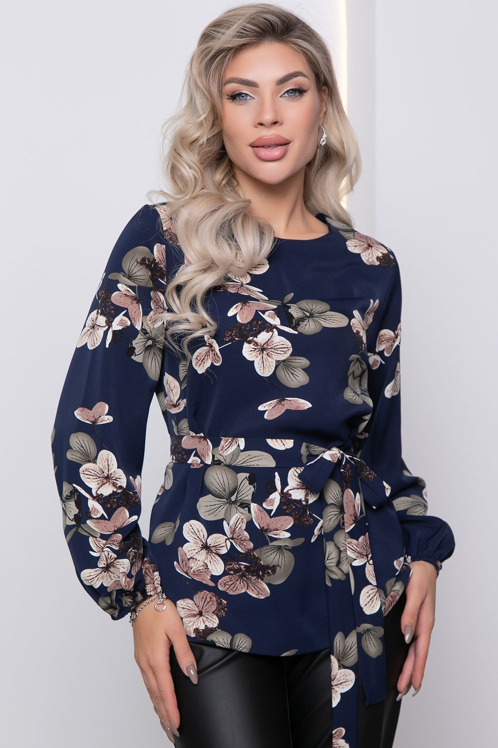 Блуза Виктория Флер (блу) - Diolche фото 3