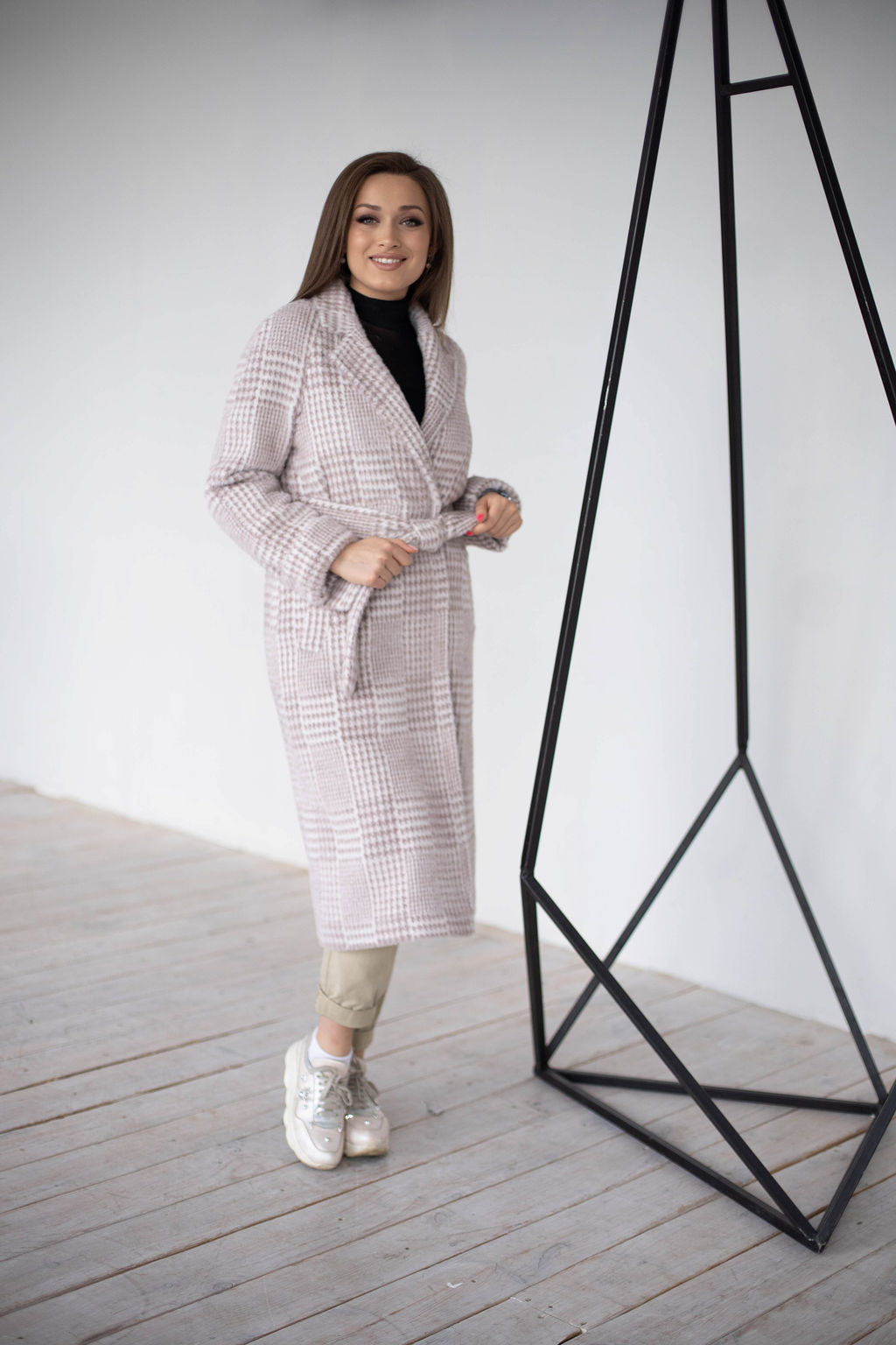 Пальто женское демисезонное 22555 (синий) - Kankan фото 24