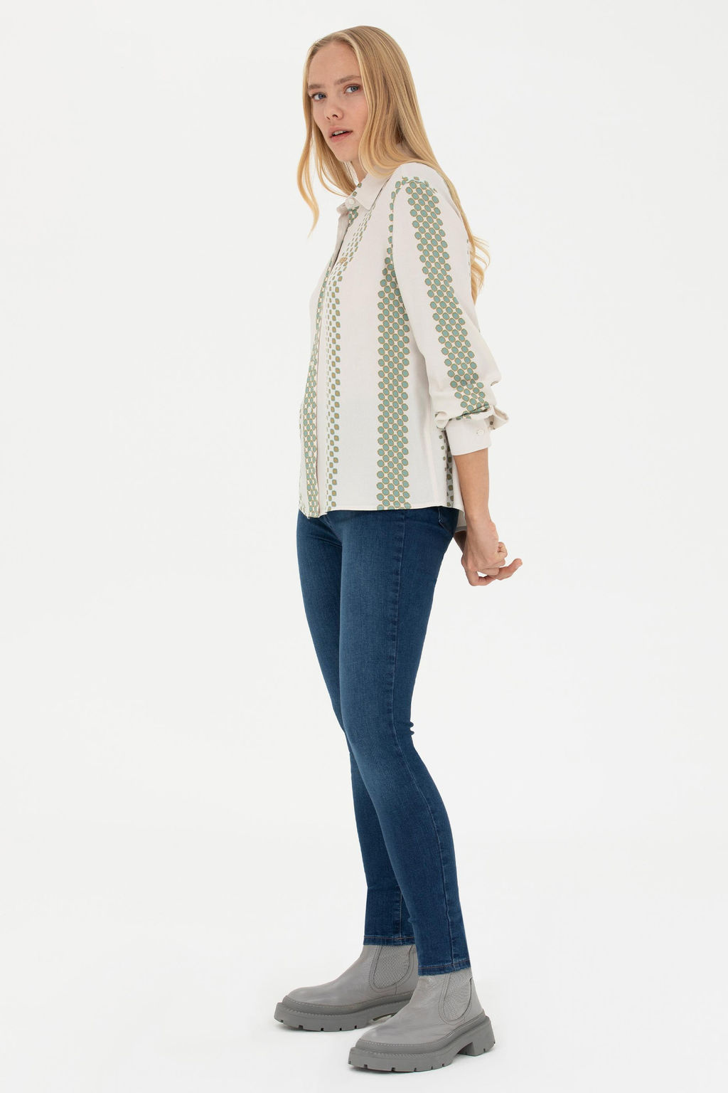 Женские темно-синие джинсовые брюки - U.s. polo assn фото 17
