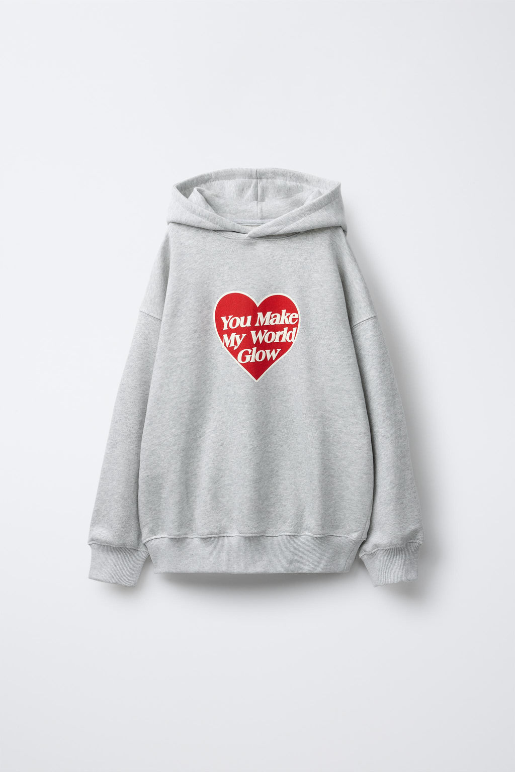 HEART PRINT SWEATSHIRT