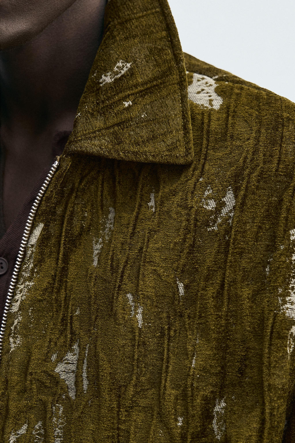 TEXTURED JACQUARD JACKET - Zara фото 6