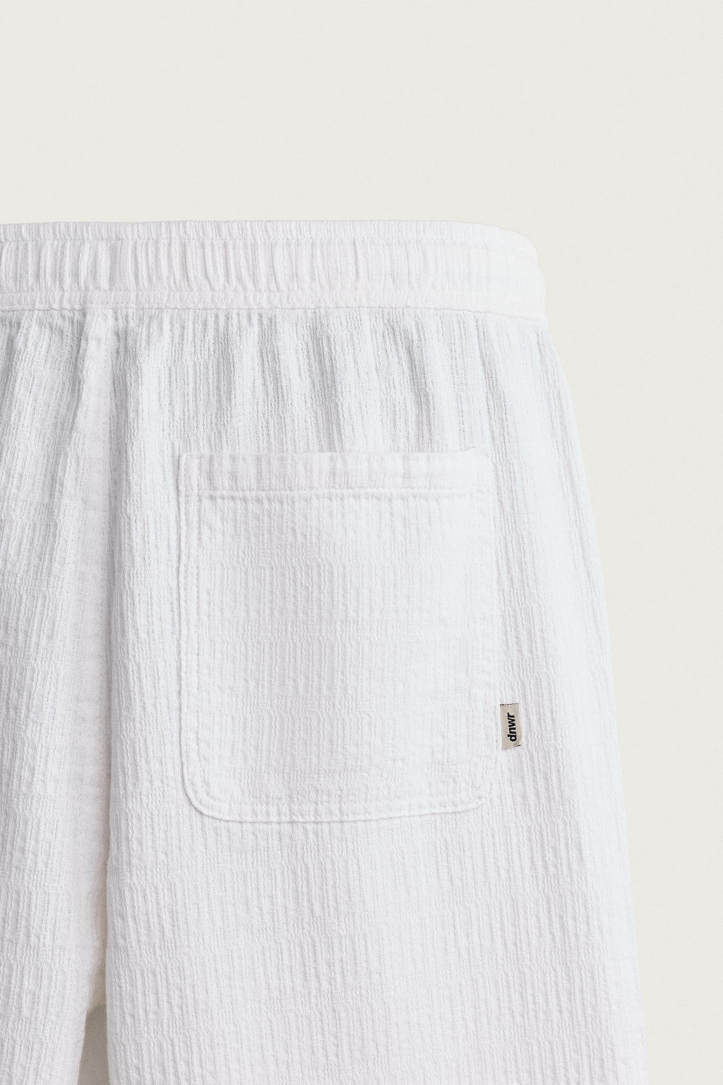 PANTAL?N RELAXED FIT JACQUARD LAVADO / Blanco - Zara фото 9