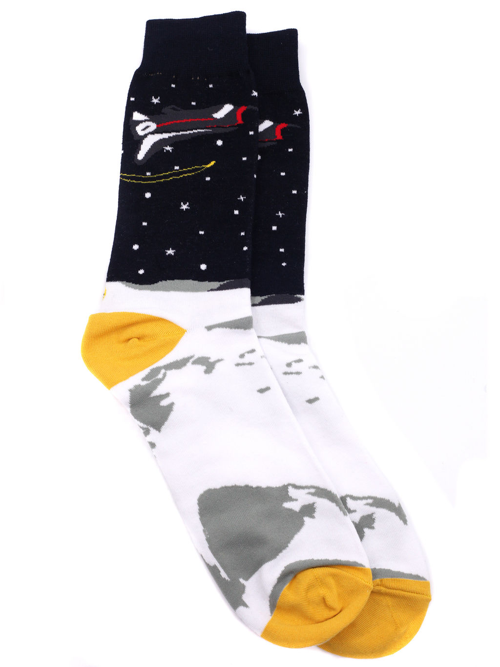 Носки р.40-45 Космос Космонавт на луне - Krumpy фото 2