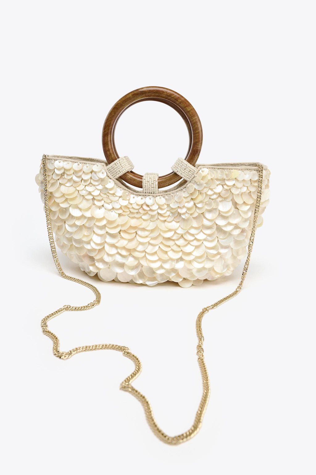 PEARLESCENT APPLIQU_ BAG - Zara фото 3