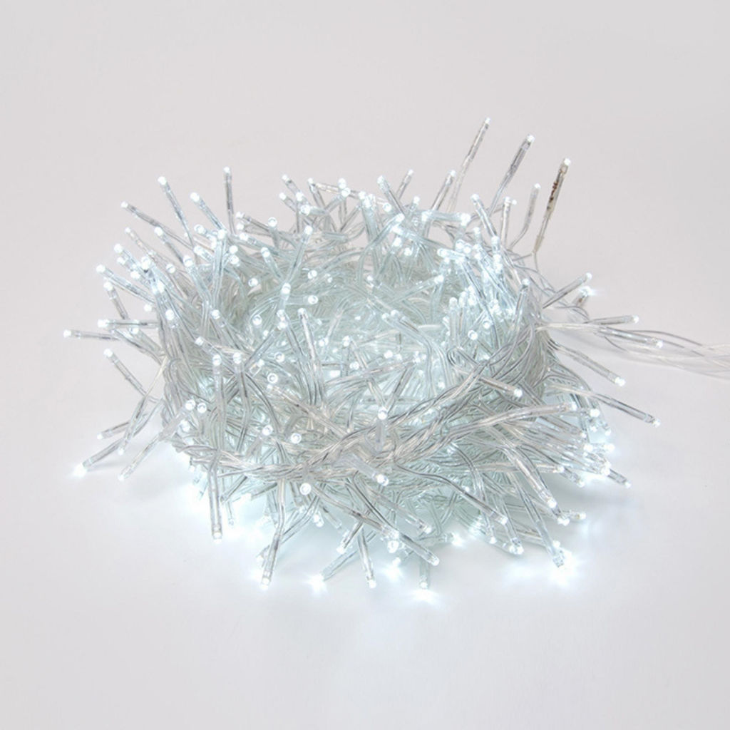 ULD-S0600-400/DTA WHITE IP20 FIRECRACKER Гирлянда светодиодная с контроллером Фейерверк, 6м. 400 светодиодов. Белый свет. Провод прозрачный. ТМ Uniel - Volpe фото 2