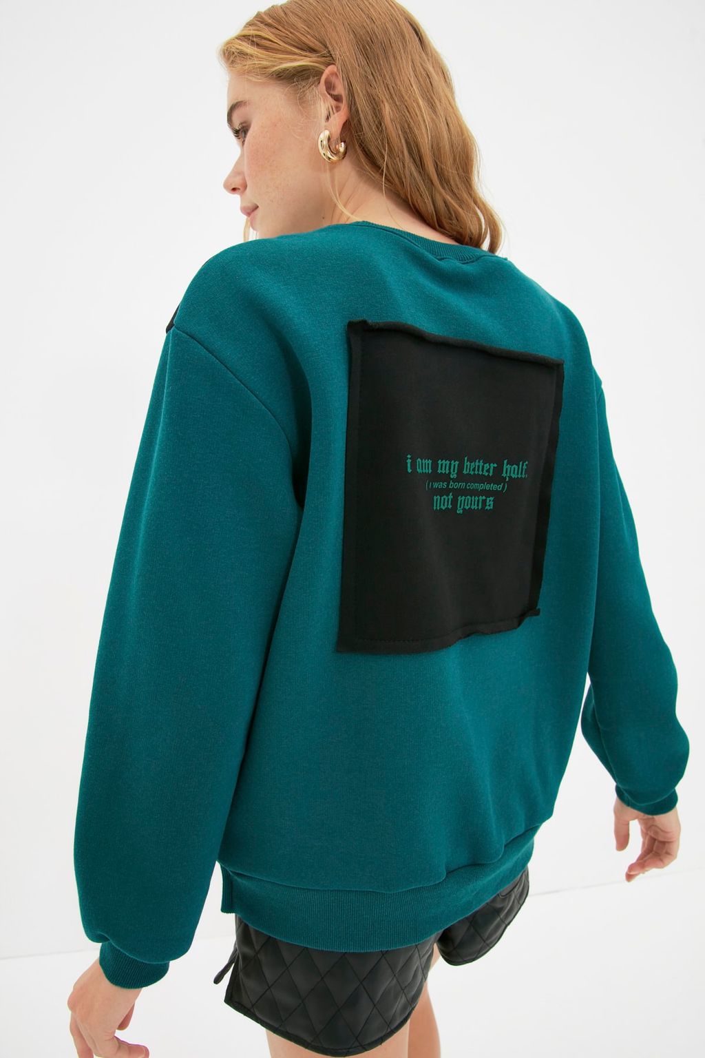 Petrol Bask?l? Basic Orme Sweatshirt