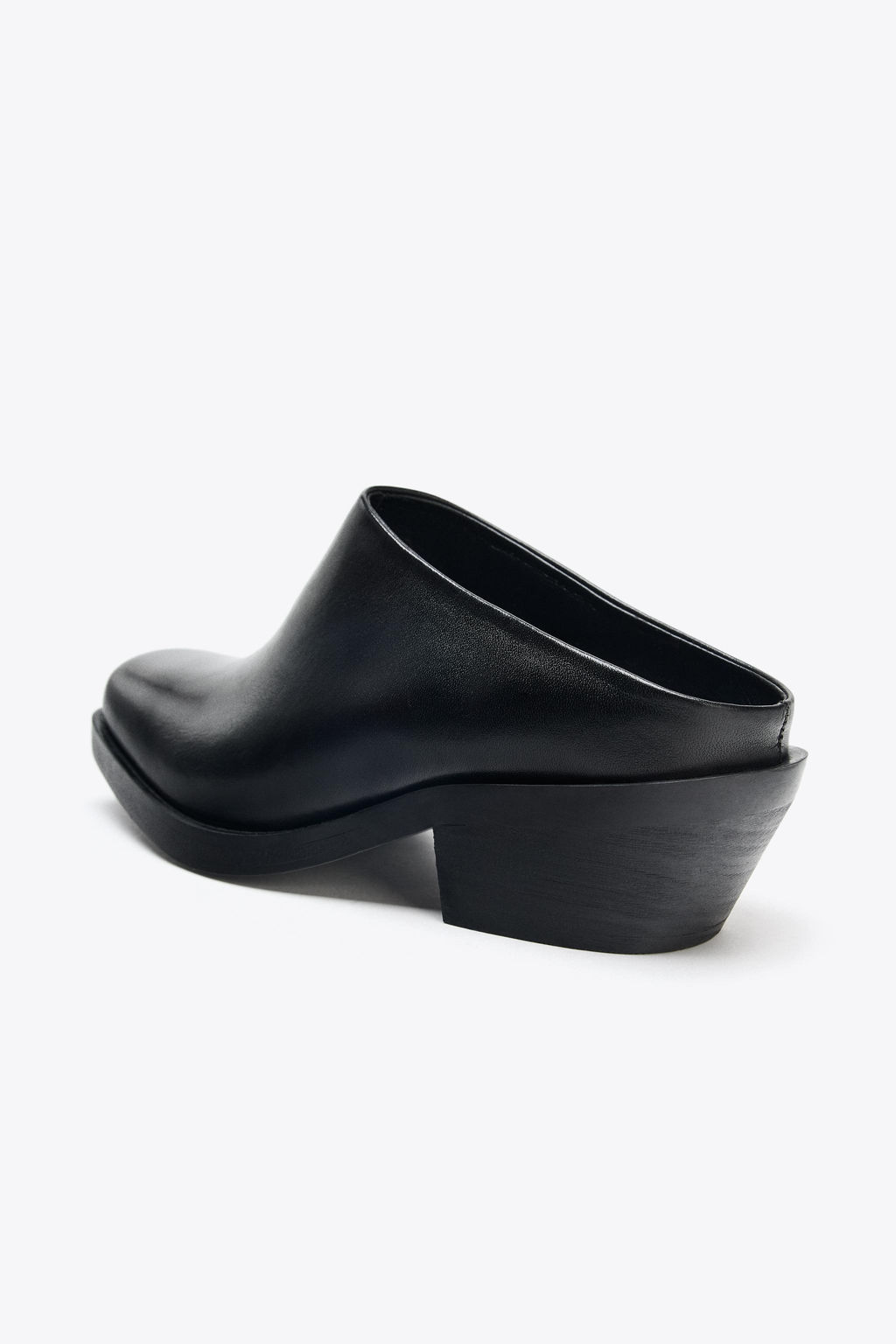 LEATHER BIKER CLOGS - Zara фото 14