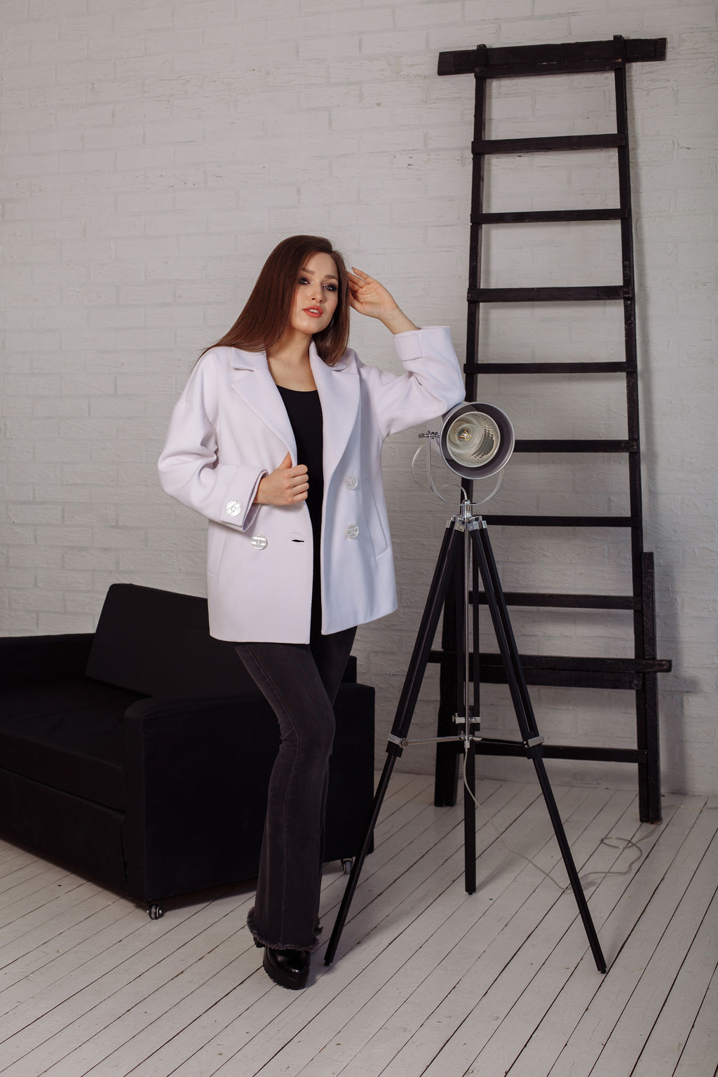 Пальто 20780 (светло-серый)