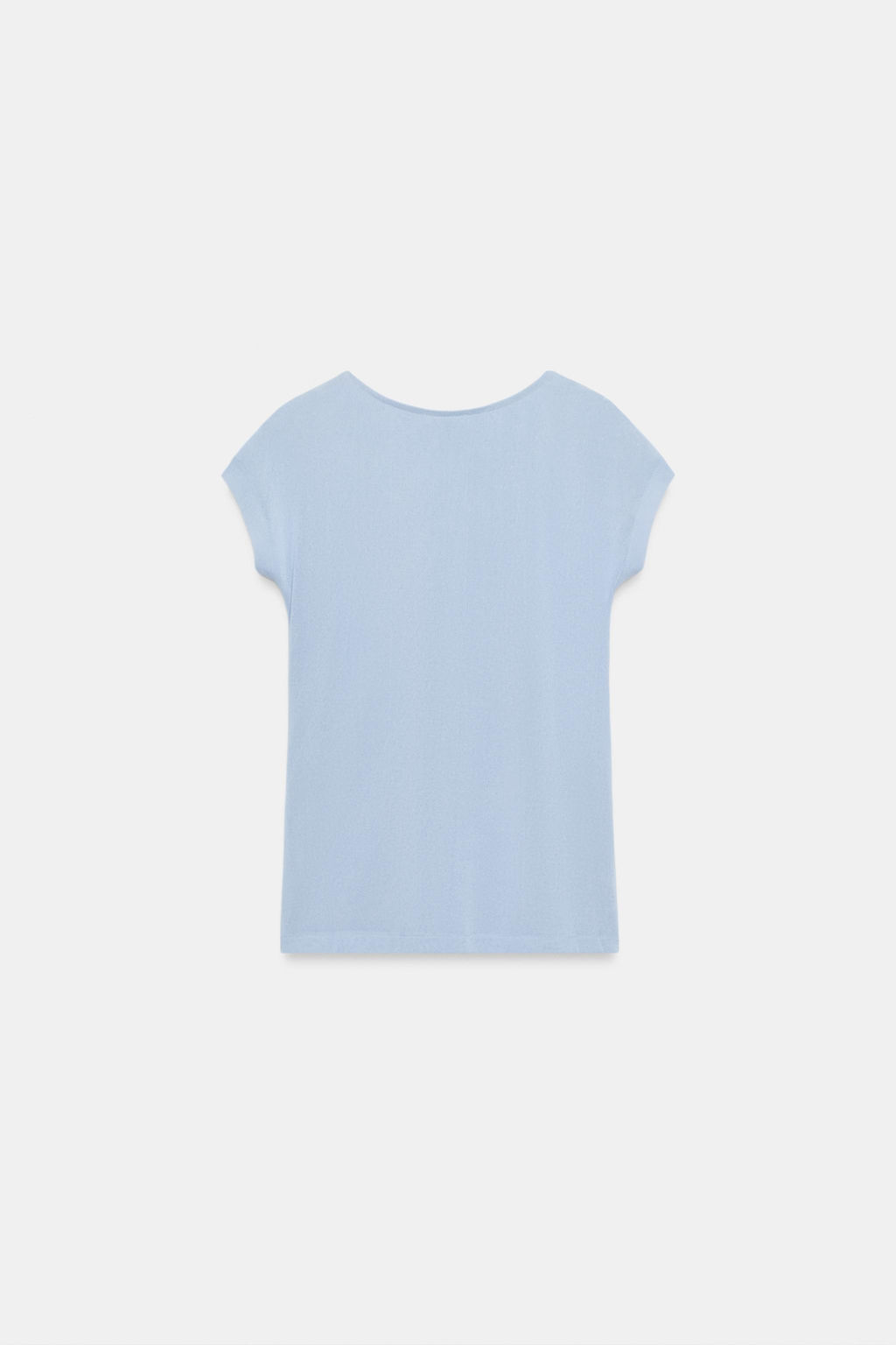 CAMISETA SEMITRANSPARENTE / Azul claro - Zara фото 6