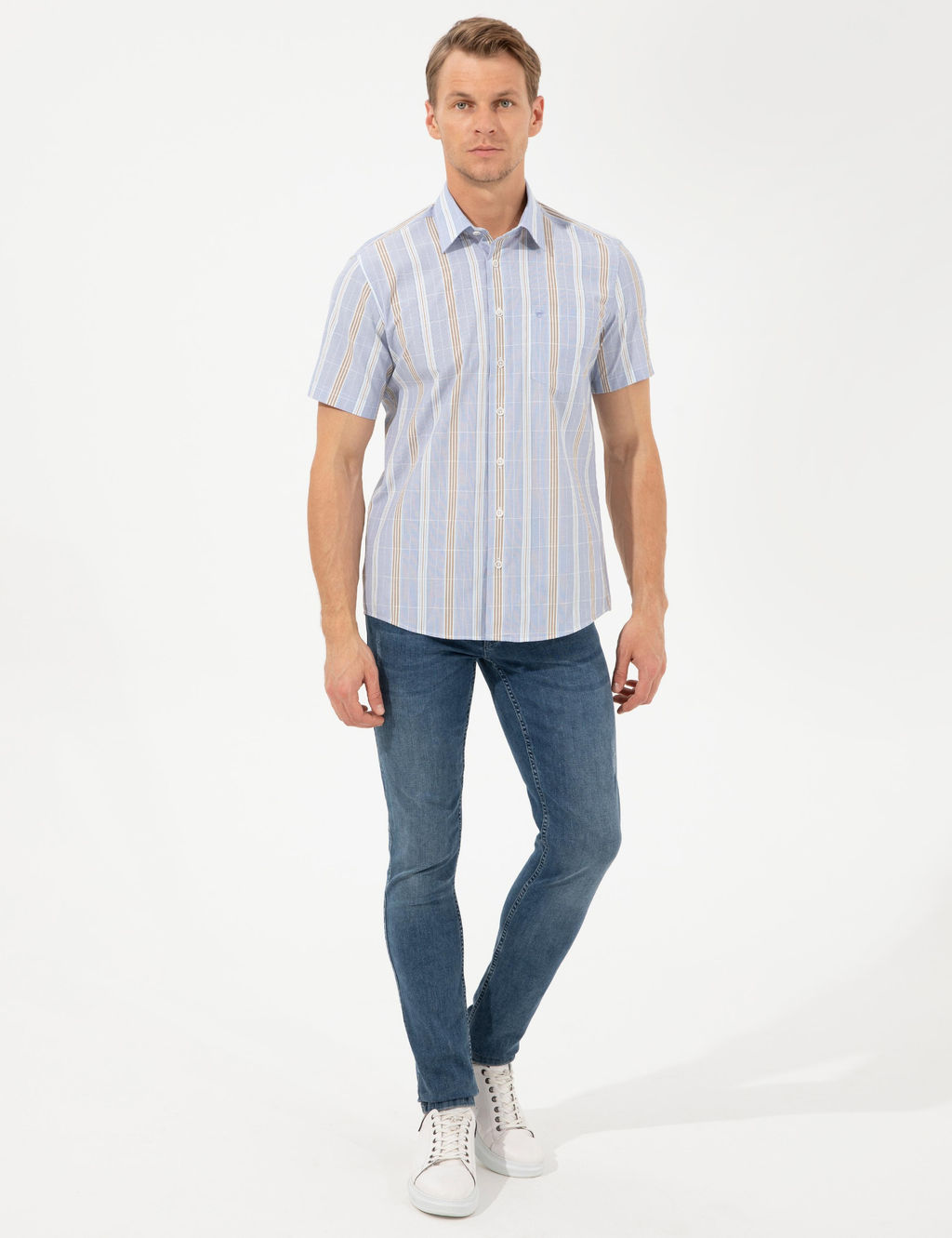 Mavi Regular Fit K_sa Kollu G_mlek - Pierre cardin фото 4