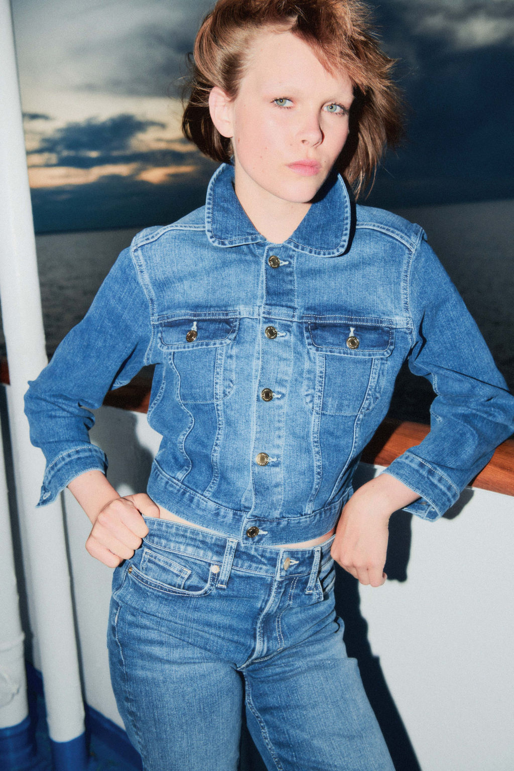 Cazadora denim corta - H&m фото 3
