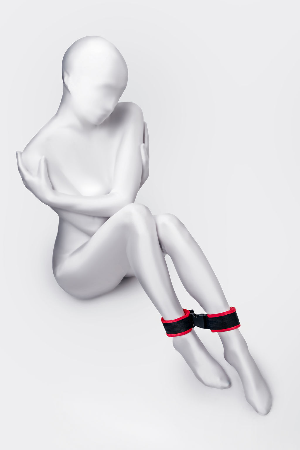 Поножи Anonymo #0156, велюр, красные, 29 см - Toyfa фото 3