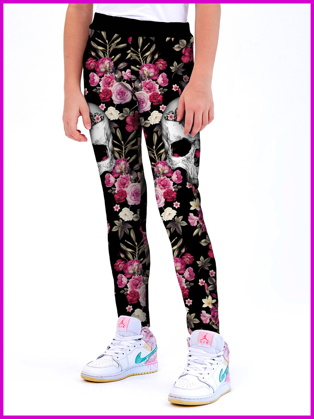 Леггинсы "Ассорти",beauty-розовый