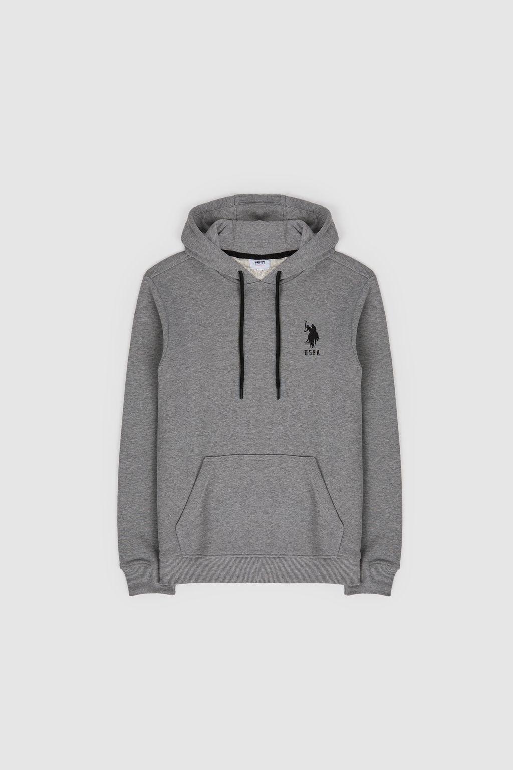 Erkek Gri Melanj Basic Sweatshirt - U.s. polo assn фото 6