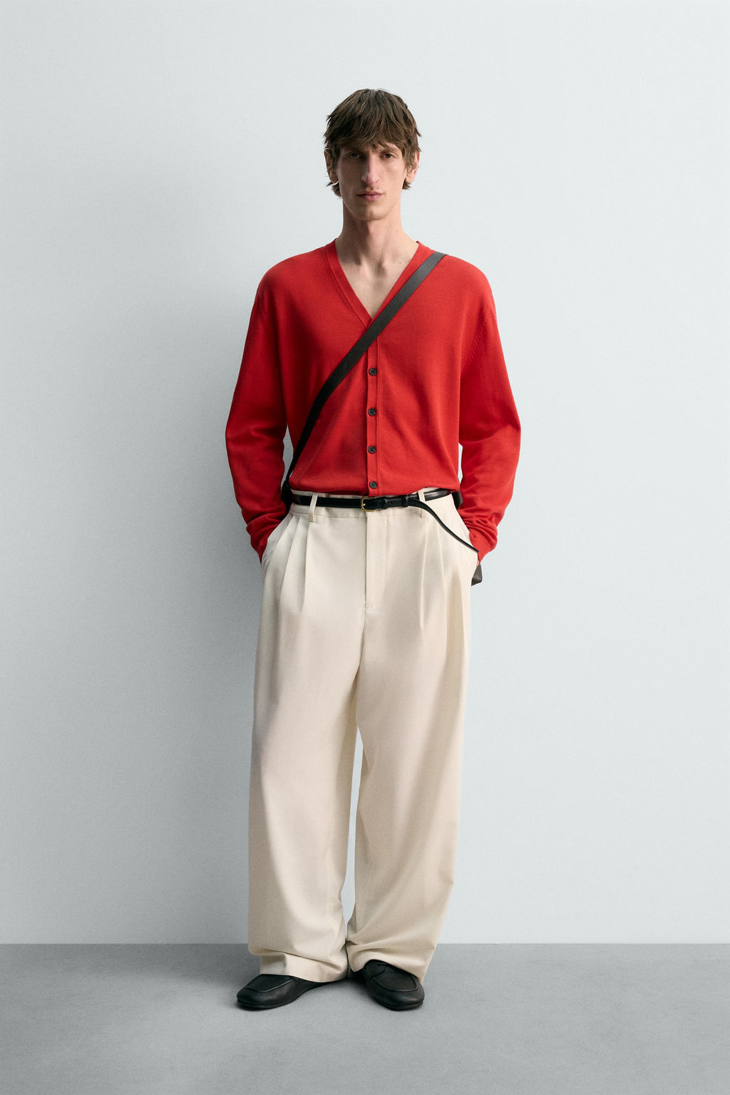 RELAXED FIT LIMITED EDITION CARDIGAN - Zara фото 9