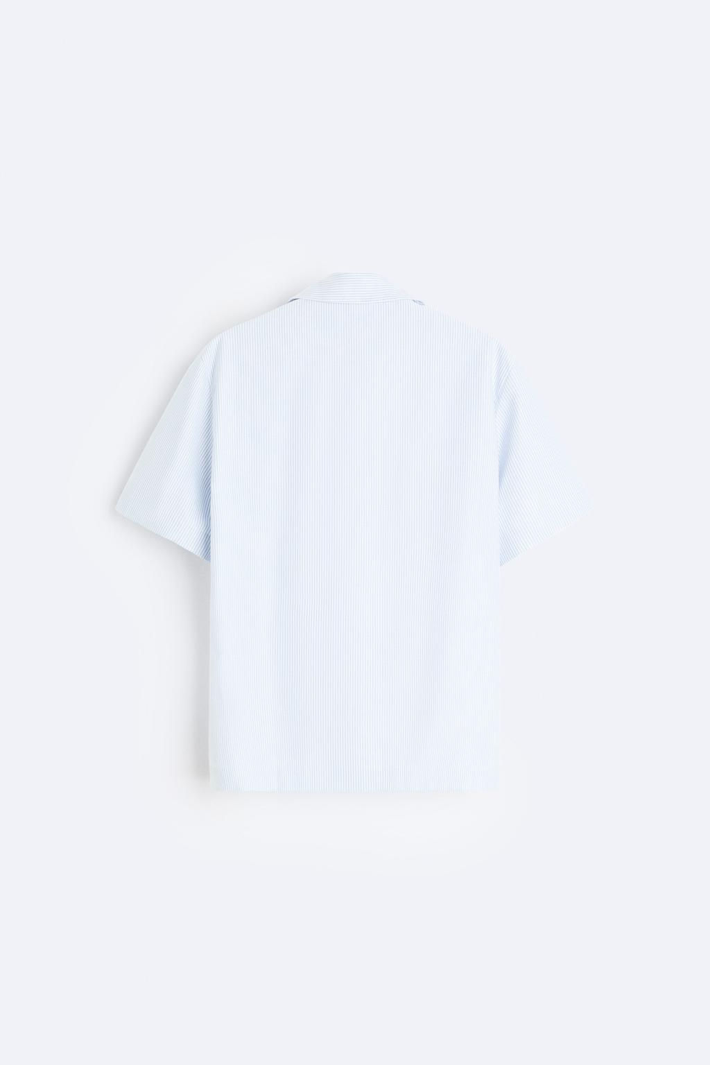 STRIPED OXFORD SHIRT - Zara фото 8