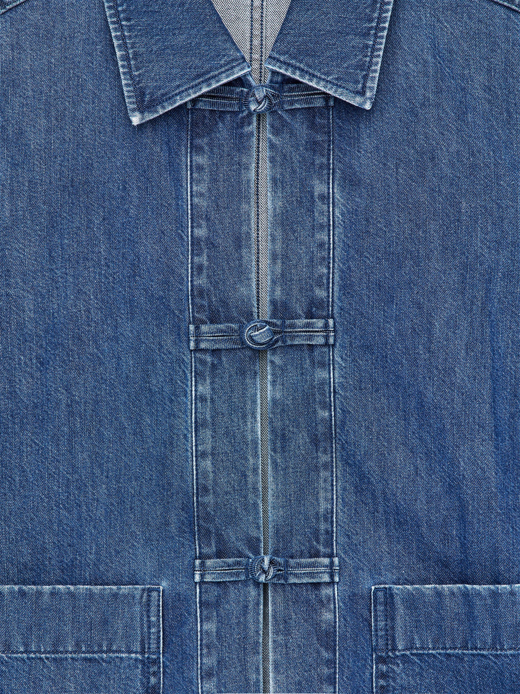Camisa de sarga de denim - H&m фото 3