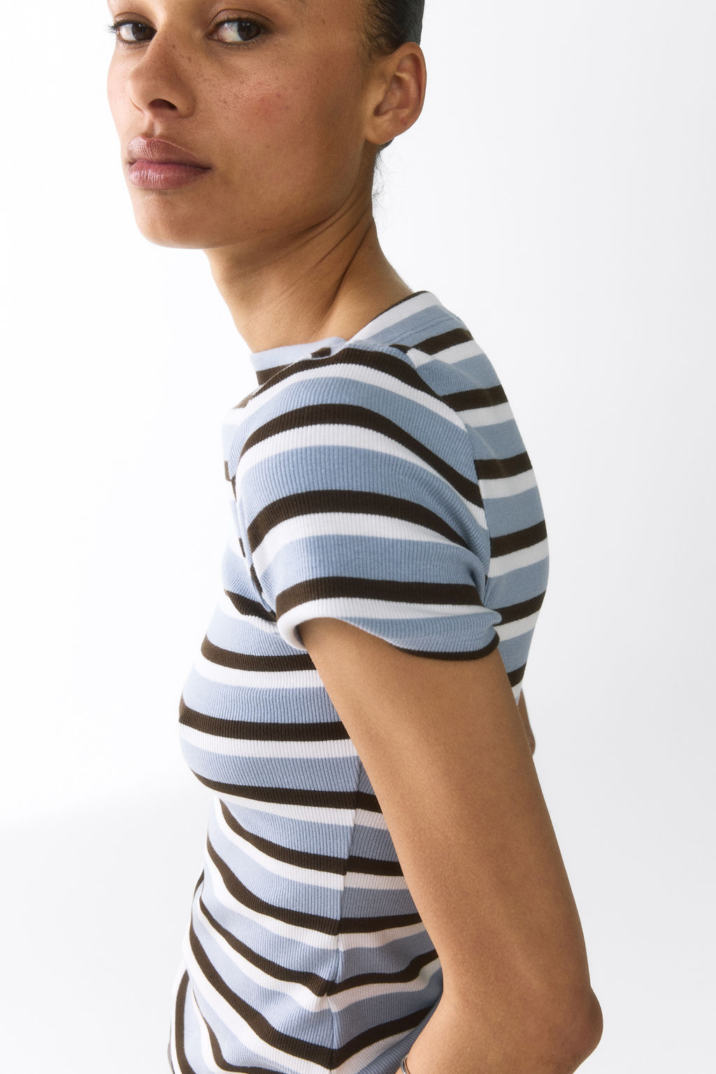 Top de algod?n con escote barco - H&m фото 10