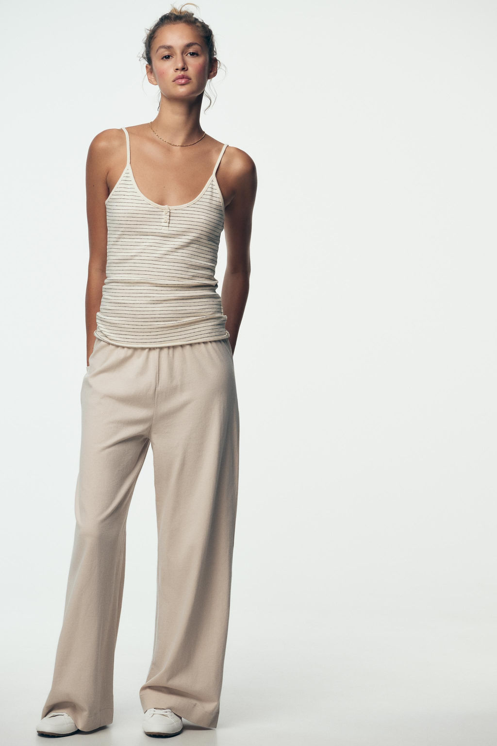 RUSTIC STRAIGHT-LEG TROUSERS - Zara фото 6